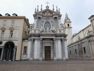 Obraz premium Santa Cristina church in Turin