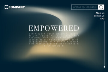 Page design inspiration with abstract background. Shades of gradient background pattern