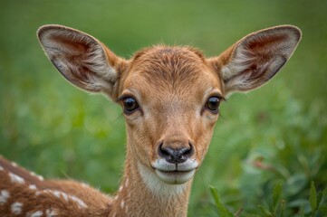 Adorable Young Antelope Face - Detailed View of Peaceful Creature