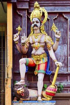 Sri Kailasanathar Swamy Hindu Temple, Dvarapala, Door guard, Colombo, Sri Lanka