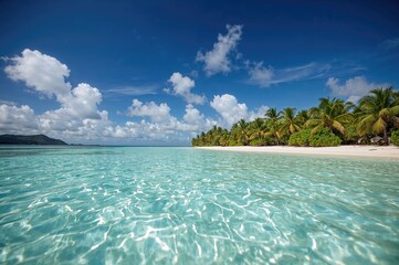 Fototapeta premium Tropical haven in the South Pacific