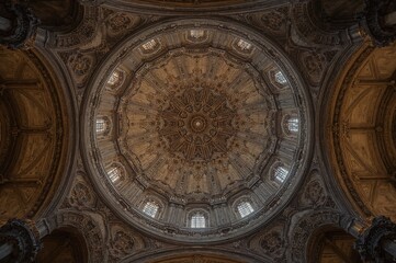 Obraz premium Gothic church with a domed roof
