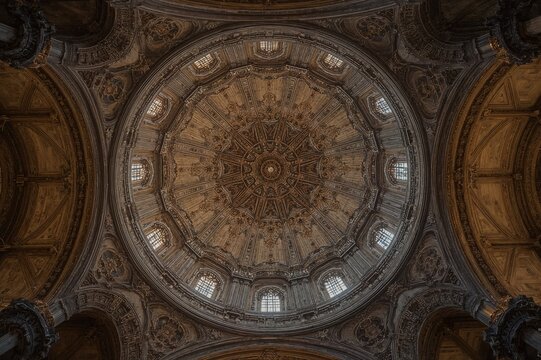 Gothic church with a domed roof