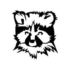 Animal head icon design template SVG
