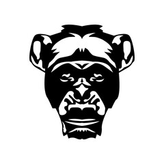 Animal head icon design template SVG