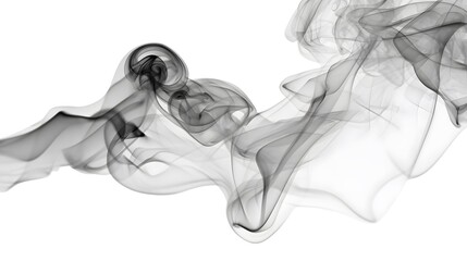 Ethereal White and Grey Smoke Vapor Swirls and Shapes Texture