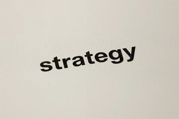 Fototapeta premium Explanation of strategy concept