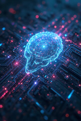 Futuristic Neural Circuitry in Ultra High Detail