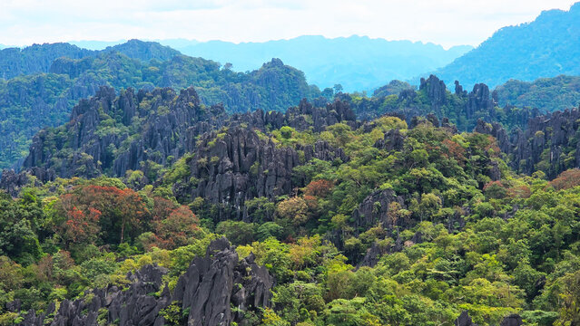 World Natural Heritage Site Hin Nam No in LAOS