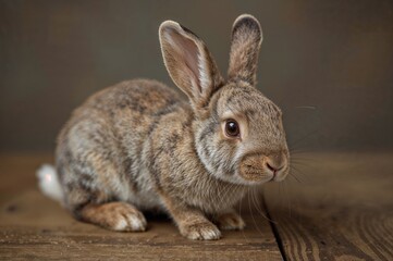 Fototapeta premium Adorable Small Rex Rabbit for Indoor Pets