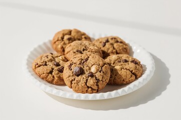 Biscuits served on a disposable plate