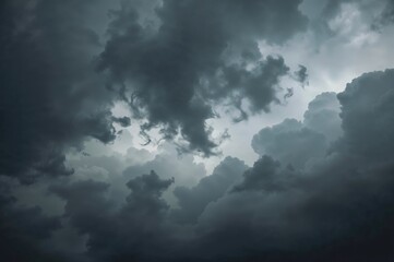 Fototapeta premium Gloomy and threatening cloudscape