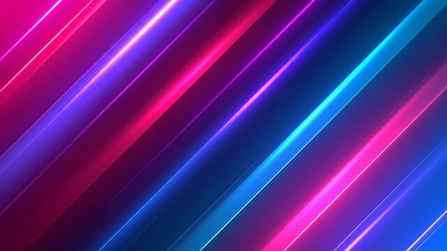Dynamic Neon Lines Abstract Background with Glowing Blue and Pink Light Effects for Modern Design Projects and Vibrant Presentations