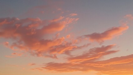 Fototapeta premium Gorgeous sky moments before dusk