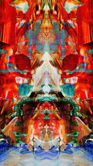 Abstract art background . Hand painting artwork on canvas .