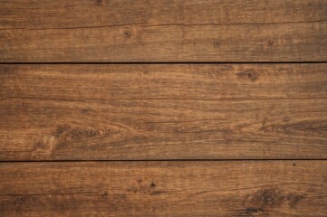 Vintage wooden plank surface with brown tones, horizontal orientation
