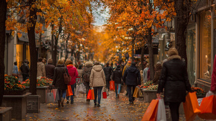 The change of seasons affects shopping habits and moods.