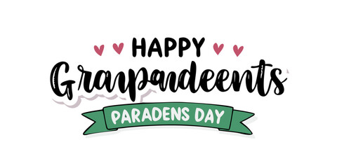 Banner Backgraound Happy Grandparents Day	
