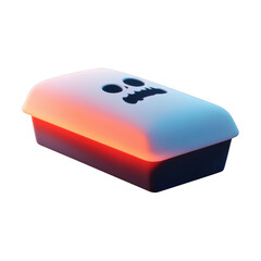 Ghostly Halloween-themed soap dispenser with glowing effect