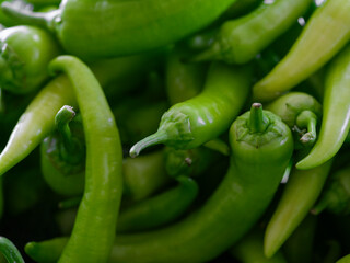 organic green peppers