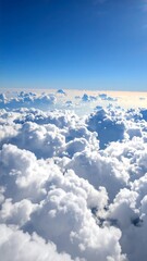 High-altitude view of a vast cloud layer