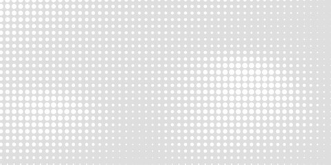 Set of halftone dots gradient pattern texture isolated on white background. Straight dotted spots using halftone circle dot raster texture. Vector blot half tone collection modern arts dotted