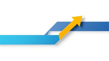 An abstract business concept with geometric shapes, symbolizing modern corporate strategy and clarity.