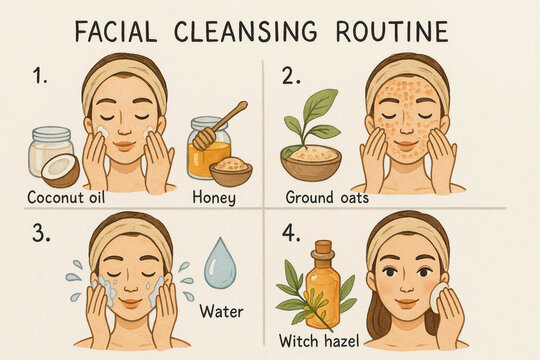 Double Cleansing Benefits: Clear Skin Routine Illustrated for Skincare Lovers