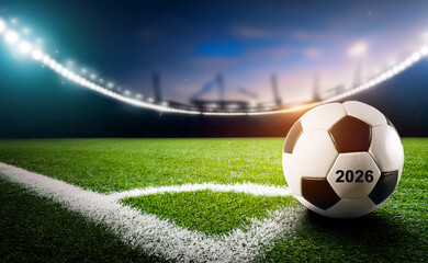Fototapeta na wymiar Fussball Soccer 2026