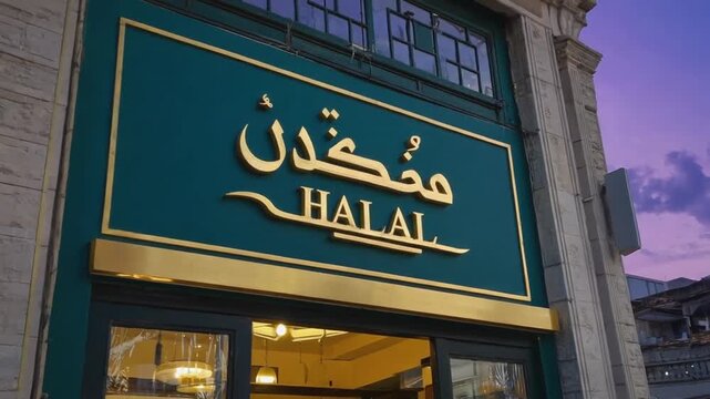 Halal restaurant.