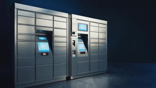 Locker to pick up packages.