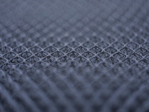 close-up threads of synthetic fabric - Powered by Adobe