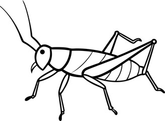 grasshopper line , grasshopper cartoon
