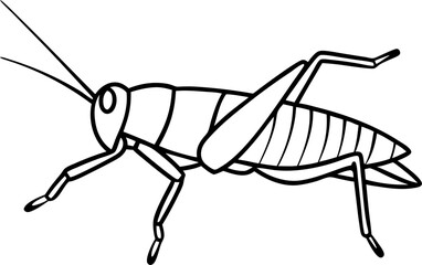 grasshopper line , grasshopper cartoon