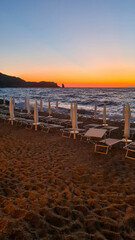 sunsets from the Italian islands