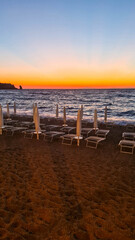 sunsets from the Italian islands