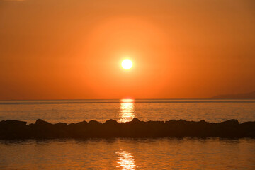 sunsets from the Italian islands