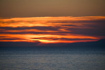 sunsets from the Italian islands