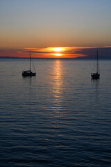 sunsets from the Italian islands