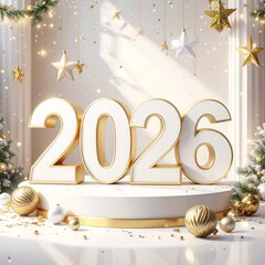 2026 typography 3D Design