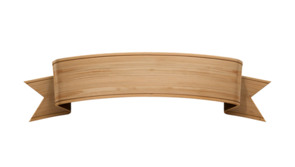 Wooden textured ribbon banner illustration with vintage style on dark background