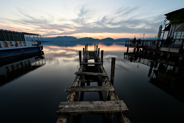A fabulous sunrise in Tuscany in front of Maestro Puccini's house