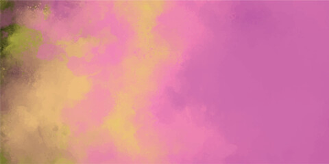 Abstract watercolor background with a palette of pinks yellows and green hues suitable for various design projects and creative applications.