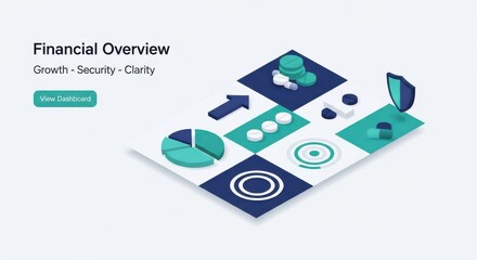 Financial Overview Dashboard Growth Security Clarity
