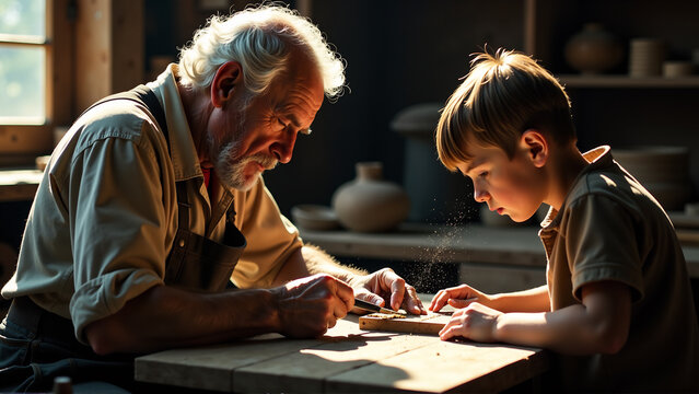 Hands of Wisdom: The Art of Woodworking Legacy