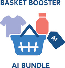 Basket booster- 3 product mini icons + AI bundle' Illustration