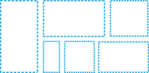 Set of vintage postage stamps. Postage stamp set