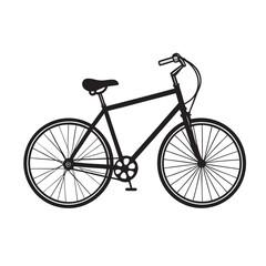 Obraz premium bicycle isolated on white background