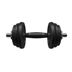Fototapeta premium Dumbbell PNG File – Isolated on Transparent Background PNG for Fitness, Gym, and Workout Design