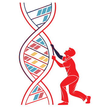 dna strand in the form of a dna